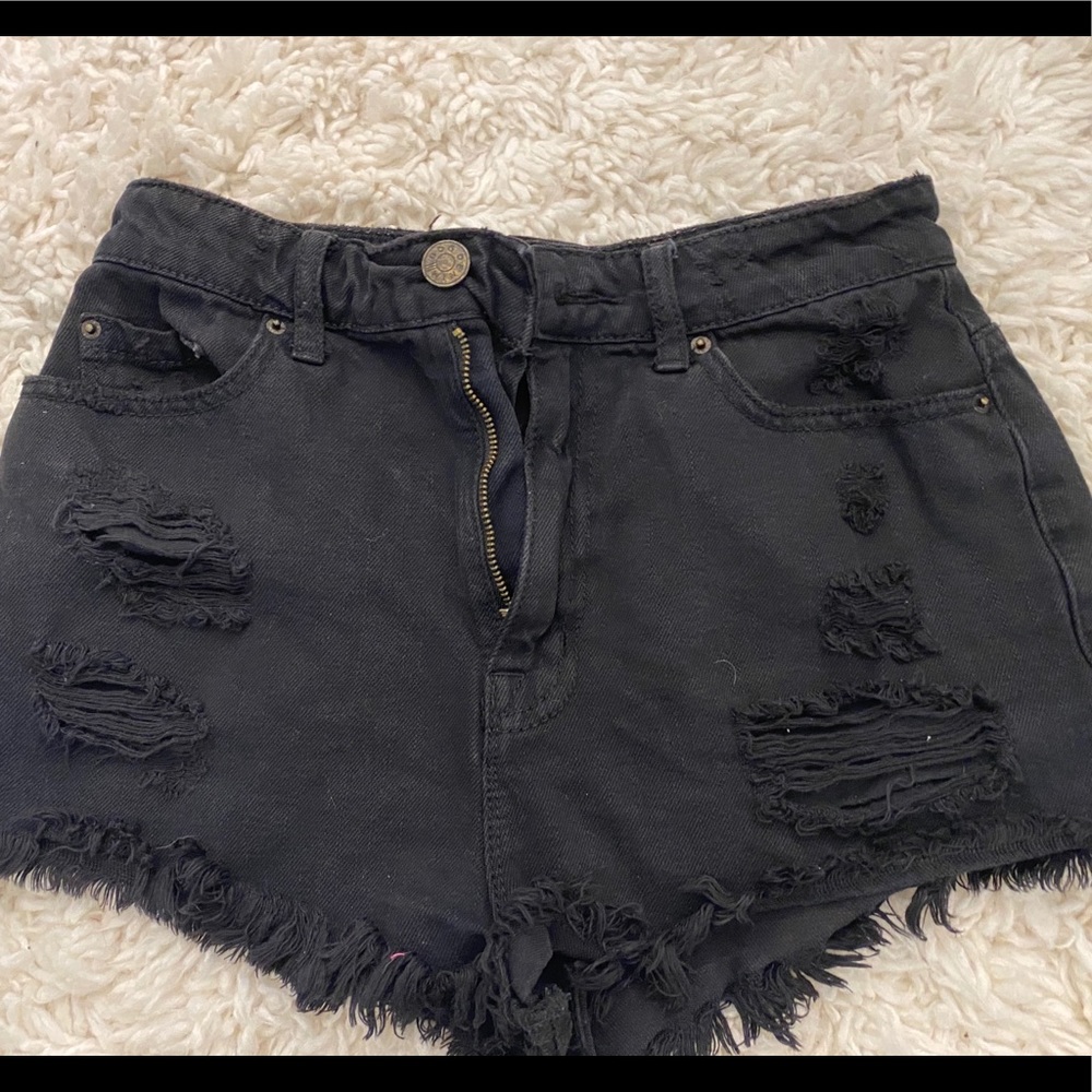BDG Black Jeans Shorts
